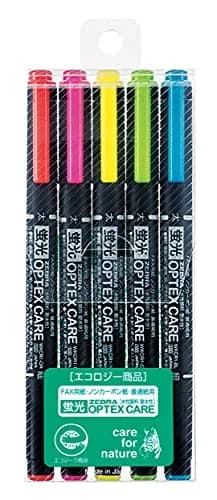 ゼブラ WKCR1-5C Highlighter Set of 5 Colors | Vibrant, Water-Based, Long-Lasting (70-120 chars) thumbnail 1