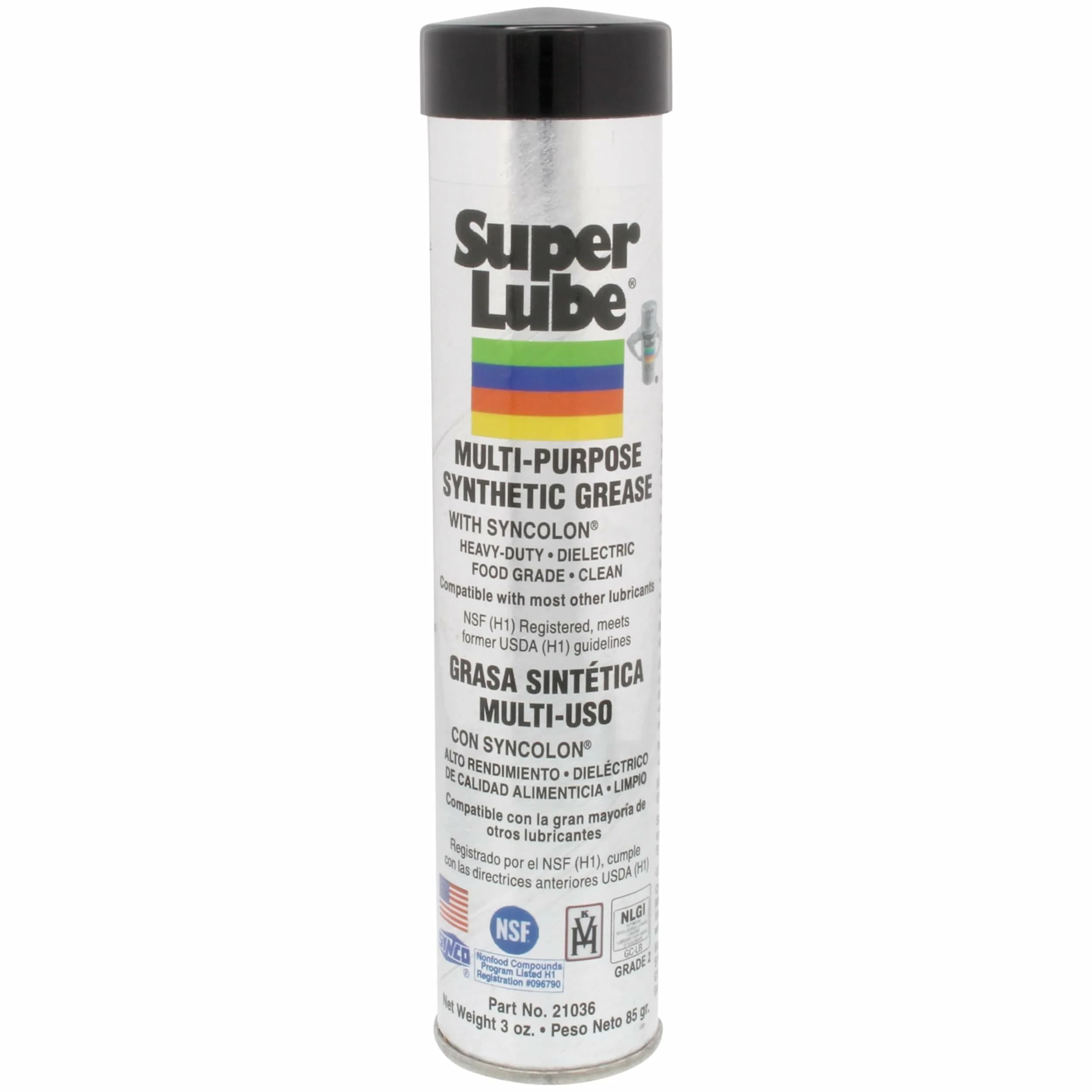 Super Lube Multi-Purpose Synthetic Grease 88.7 ml (3 oz Cartridge) | NSF Certified Food Grade Lubricant for Industrial & Home Use - main product image
