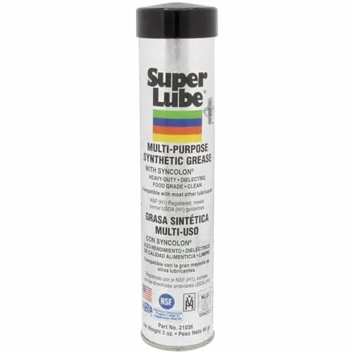 Super Lube Multi-Purpose Synthetic Grease 88.7 ml (3 oz Cartridge) | NSF Certified Food Grade Lubricant for Industrial & Home Use thumbnail 1