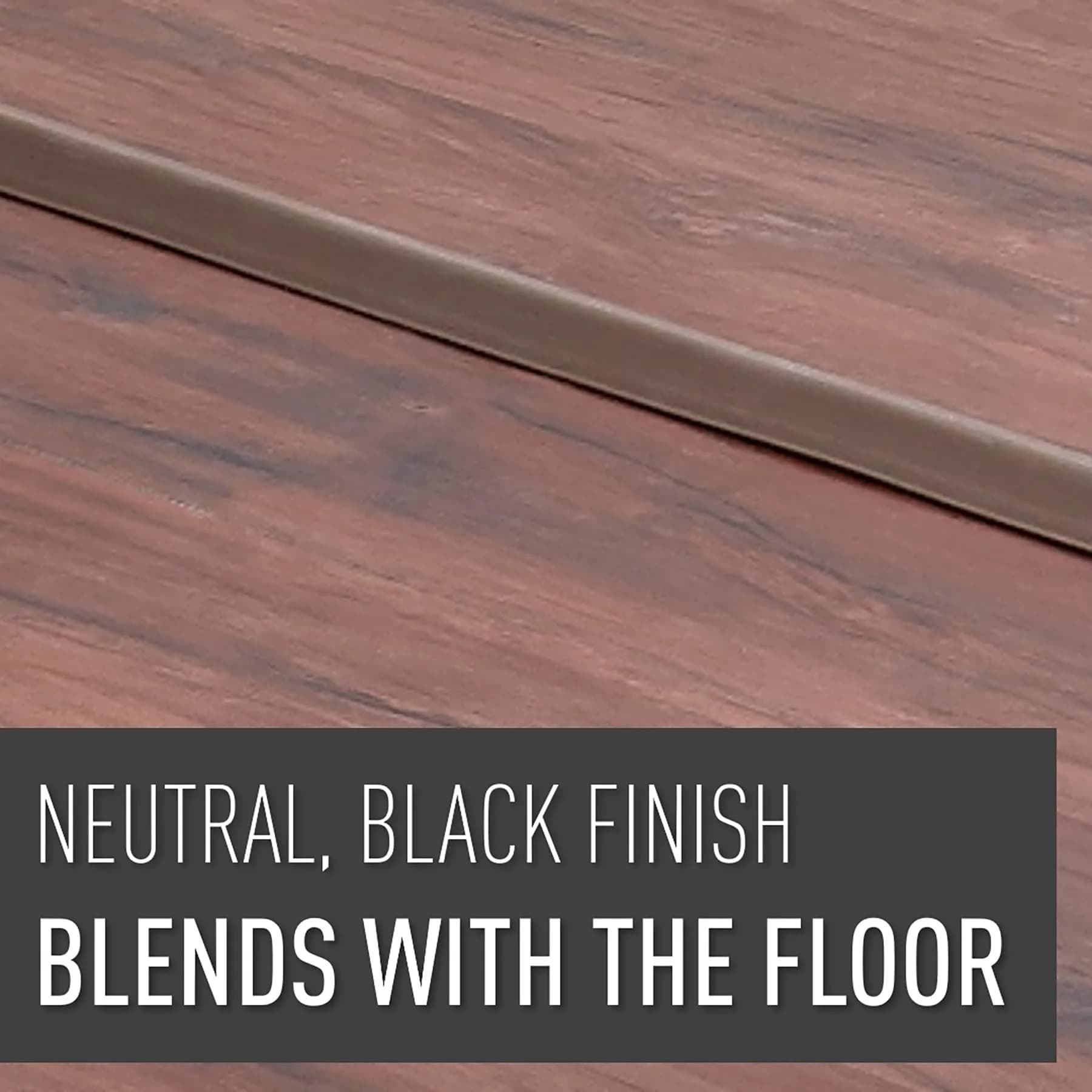 Wiremold Corduct 15 ft (4.57 m) Over Floor Cord Cover Brown | Trip-Free Cable Management - view 7