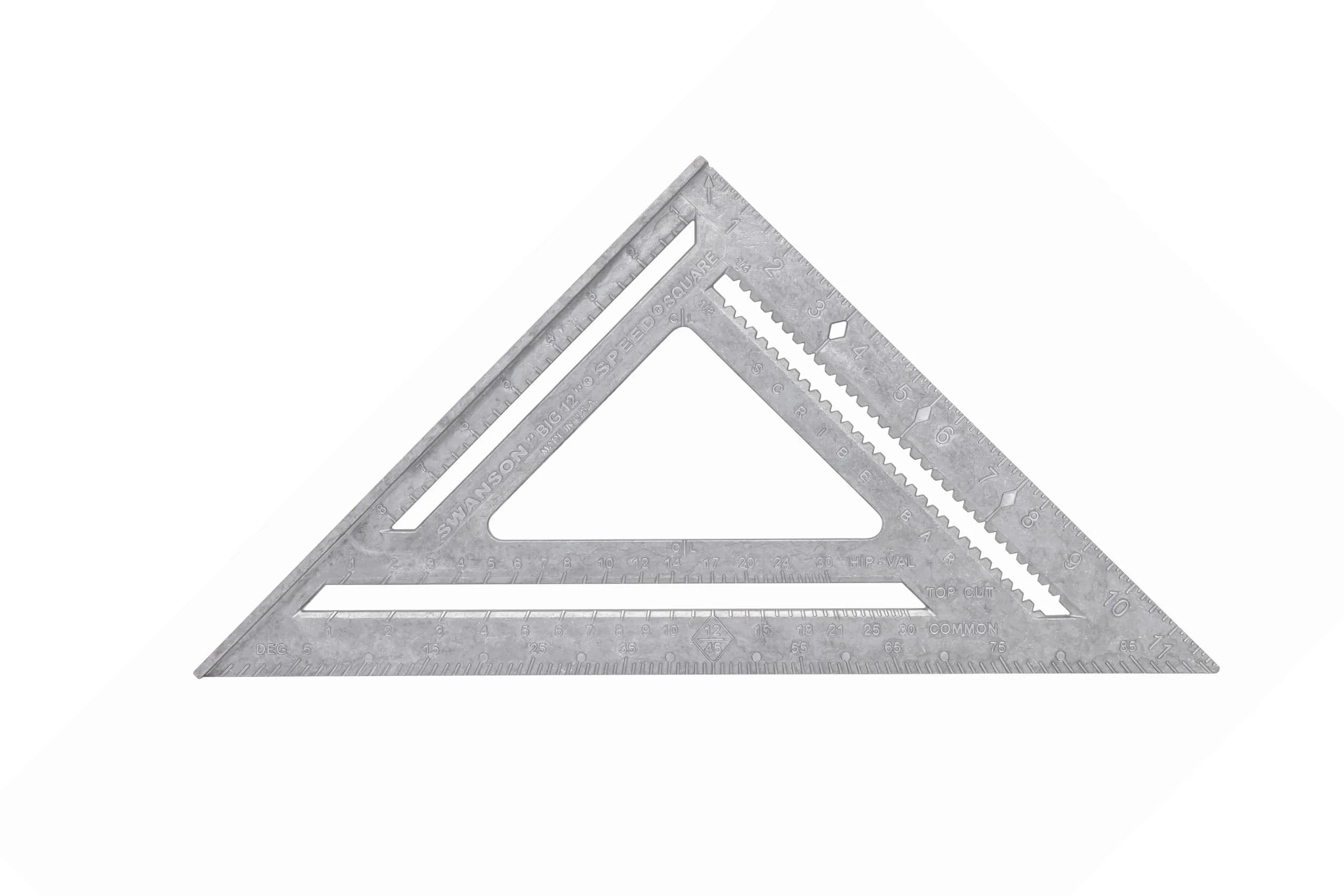 Swanson Tool Co S0101 12 Inch Speed Square | Die-Cast Aluminum Layout Tool - view 5