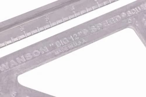 Swanson Tool Co., Inc Big 12 Speed Square Layout Tool 30.5 cm (12-Inch) | Accurate Framing & Layout thumbnail 7