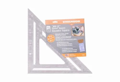 Swanson Tool Co., Inc Big 12 Speed Square Layout Tool 30.5 cm (12-Inch) | Accurate Framing & Layout thumbnail 1
