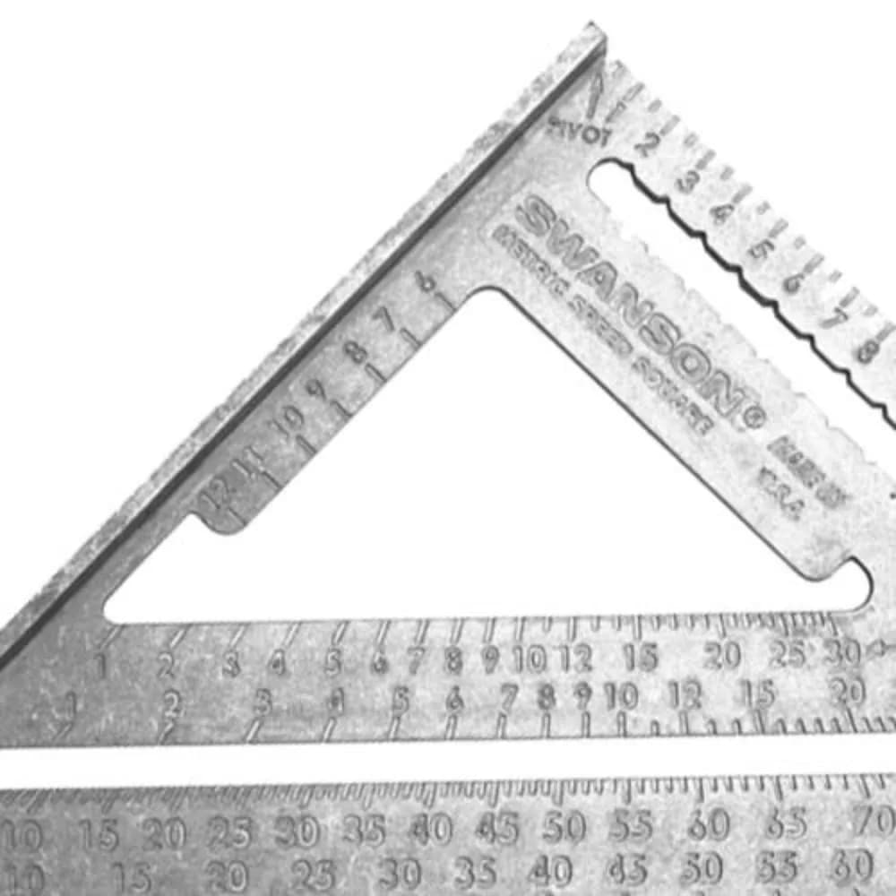 Swanson NA202 9.8 Inch Metric Speed Square Layout Tool - Die-Cast Aluminum - view 2