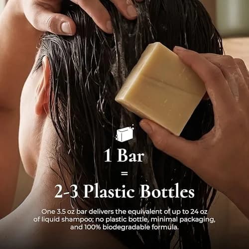 J·R·LIGGETT'S Natural Shampoo Bar 3.5 oz (1-pack) | Moisturizing Hair Formula for Dry, Damaged Hair thumbnail 6