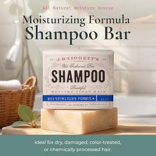 J·R·LIGGETT'S Natural Shampoo Bar 3.5 oz (1-pack) | Moisturizing Hair Formula for Dry, Damaged Hair thumbnail 2