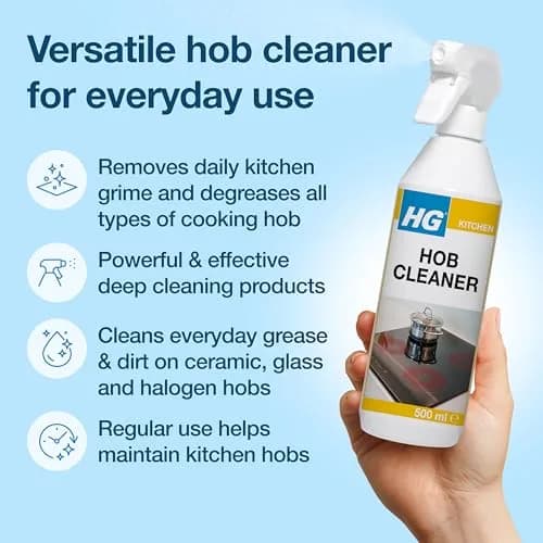 HG ceramic hob daily cleaner 72 Fl Oz | All-purpose ceramic hob cleaner for daily use in Indian kitchens thumbnail 2