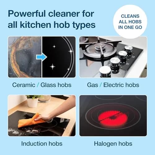 HG ceramic hob daily cleaner 72 Fl Oz | All-purpose ceramic hob cleaner for daily use in Indian kitchens thumbnail 3
