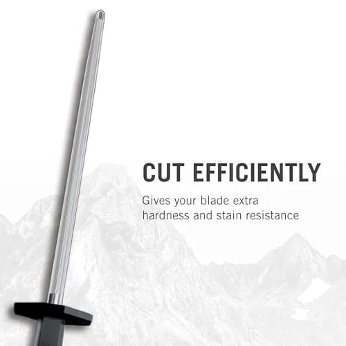 Victorinox Honing Steel 25.4 cm (10-Inch) with Black Plastic Handle | Maintains Knife Edge thumbnail 3