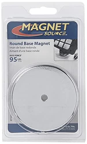 Magnet Source Round Base Magnet 8.1 cm (3.19") | Industrial Grade Holding Power thumbnail 2
