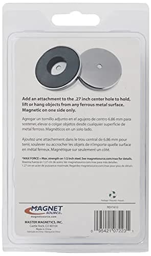 Magnet Source Round Base Magnet 8.1 cm (3.19") | Industrial Grade Holding Power thumbnail 3