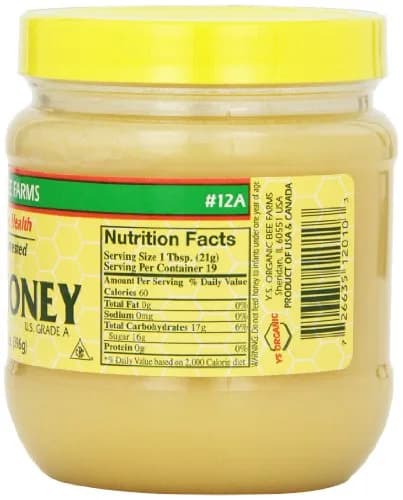 YS Organic Raw Honey 14oz | Crystallized, Unprocessed, Certified Organic thumbnail 2
