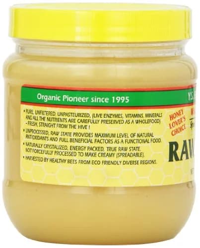 YS Organic Raw Honey 14oz | Crystallized, Unprocessed, Certified Organic thumbnail 3