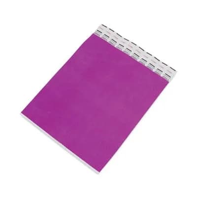 Advantus Tyvek Numbered Wristbands Purple 100-Pack | Sequential Admission Control thumbnail 2