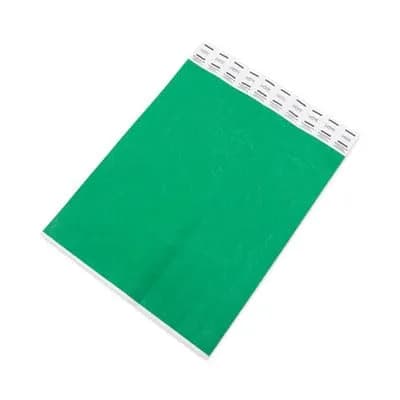 Advantus Tyvek Wristbands Green 100 Pack | Sequentially Numbered for Crowd Control thumbnail 2