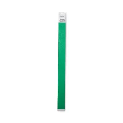 Advantus Tyvek Wristbands Green 100 Pack | Sequentially Numbered for Crowd Control - view 4