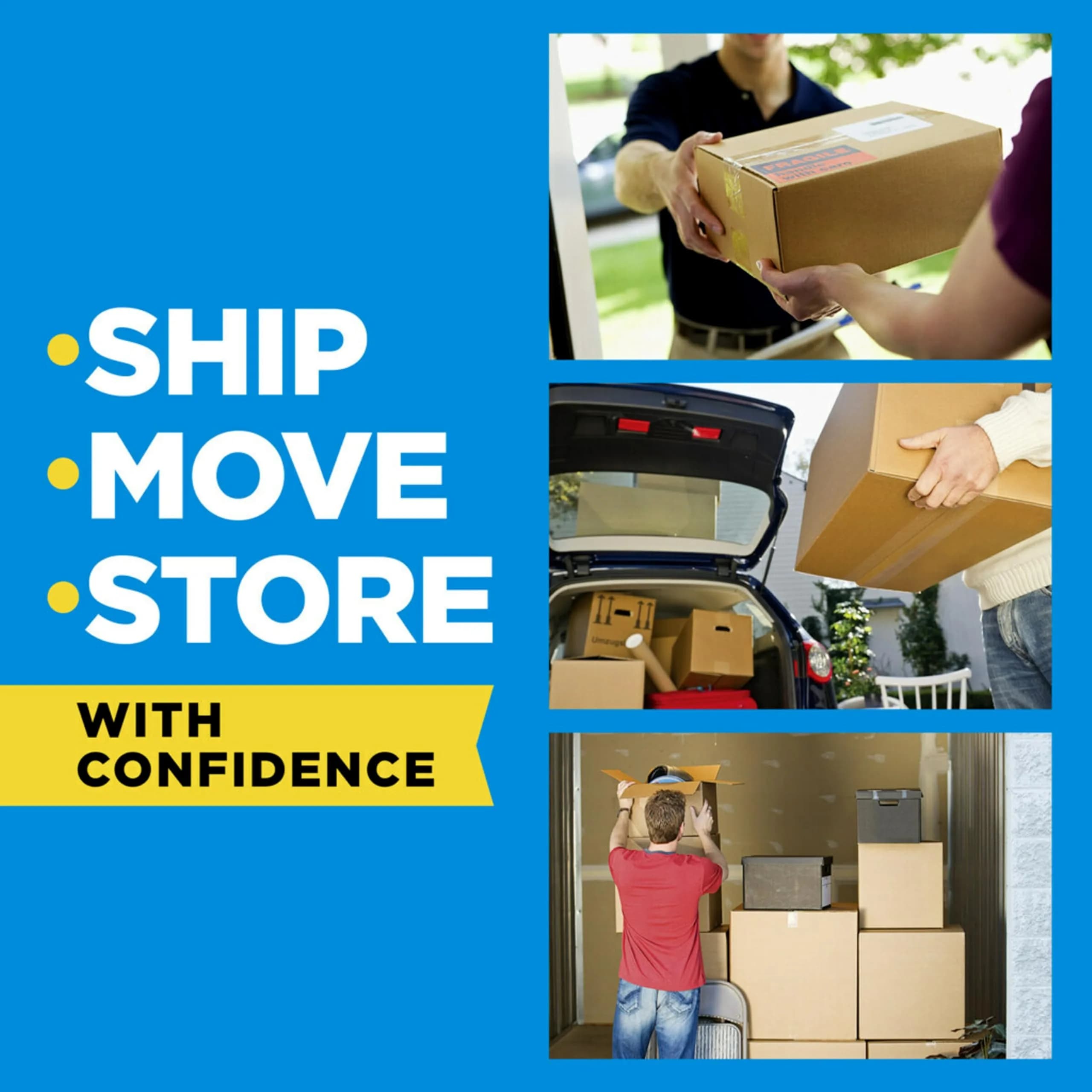Scotch Magic Tape & Heavy Duty Shipping Tape Bundle with Dispensers, 6 Rolls Total | Invisible & Strong Seal - Standard - view 9