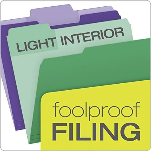 Pendaflex Colored File Folders, 30 Pack, Letter Size (21.6 x 27.9 cm) | Eraseable Tabs for Dynamic Organization thumbnail 4