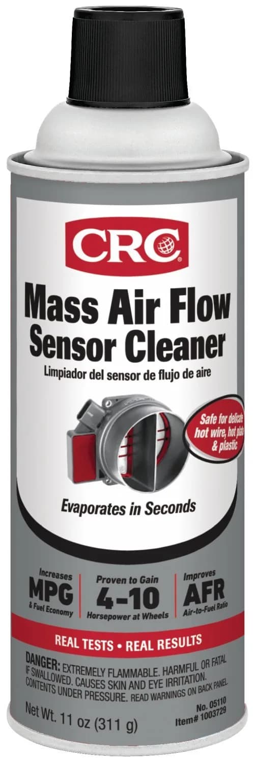 CRC Mass Air Flow Sensor Cleaner 325ml (11 fl oz) | Restores Horsepower & MPG