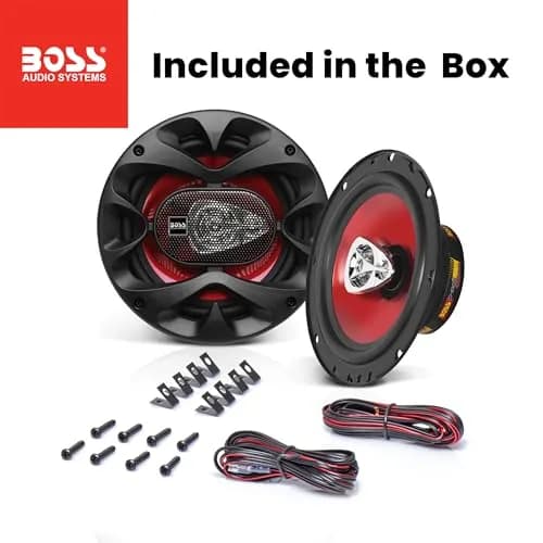 BOSS Audio Systems CH6530 6.5 Inch Car Speakers | 300 Watts, 3-Way, Full Range, Coaxial, 4 Ohms thumbnail 6