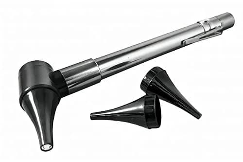 Doctor Mom Slimline Stainless LED Otoscope | Professional Healthcare Diagnostic Tool thumbnail 1