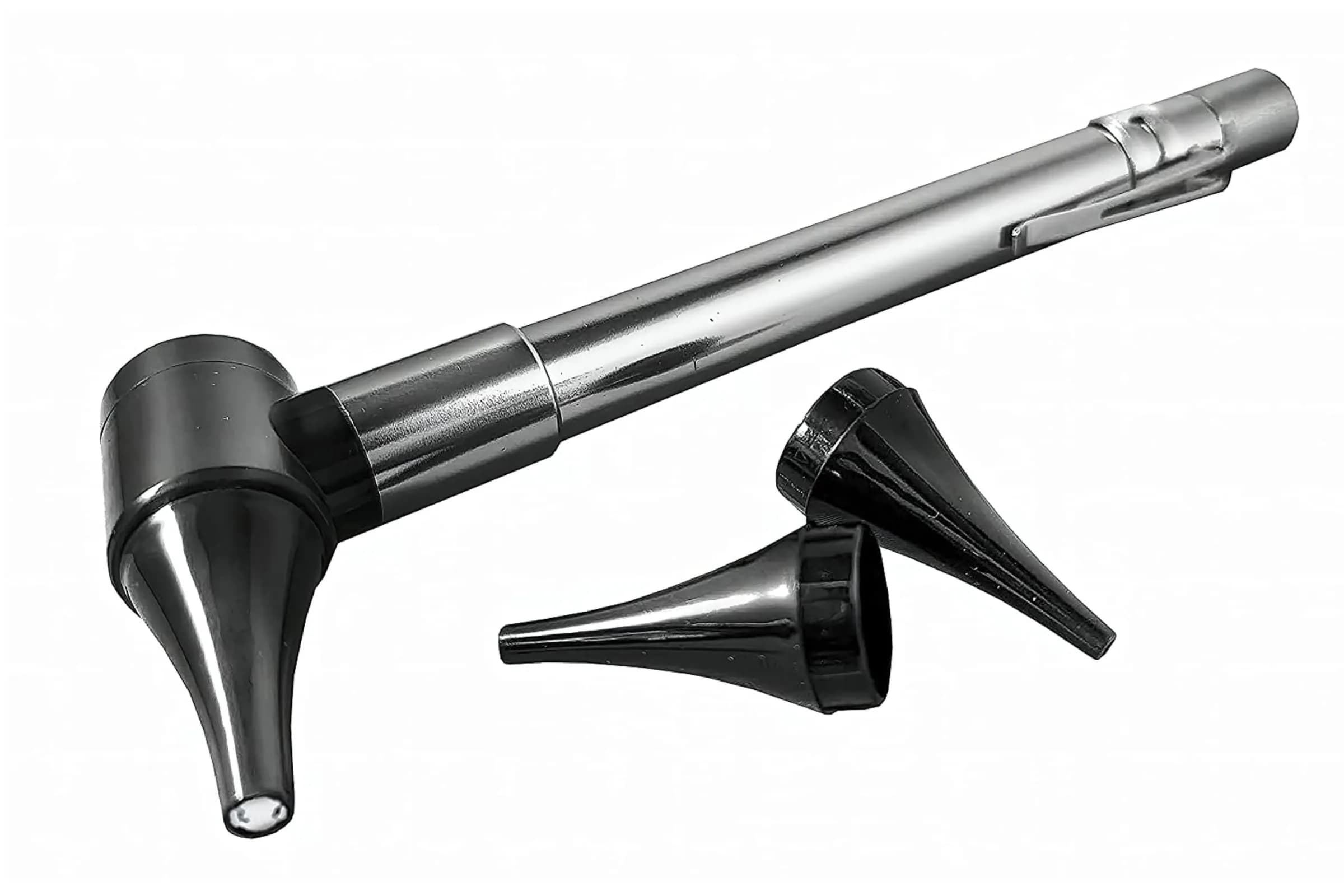 Doctor Mom Slimline Stainless LED Otoscope | Professional Healthcare Diagnostic Tool - main product image