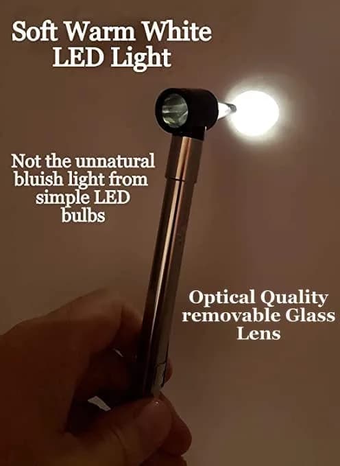 Doctor Mom Slimline Stainless LED Otoscope | Professional Healthcare Diagnostic Tool - view 4
