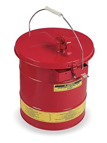 Justrite 27705 24-Gauge Coated Steel Portable Mixing Tank | Spill & Fire Risk Reduction, EPA Compliant (70-120 chars) thumbnail 1