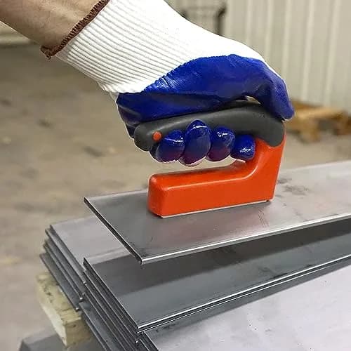 Master Magnetics Red 100 lb Pull Force Ergonomic Handle Magnet | Heavy Duty Utility Magnet thumbnail 7