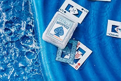 Hoyle Waterproof Clear Plastic Playing Cards 1 Deck (7.8cm x 2.2cm x 10cm) | ASTM-Tested for Outdoor Pool & Travel thumbnail 5