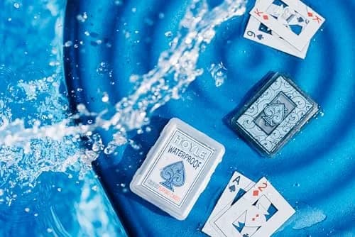 Hoyle Waterproof Clear Plastic Playing Cards 1 Deck (7.8cm x 2.2cm x 10cm) | ASTM-Tested for Outdoor Pool & Travel thumbnail 6