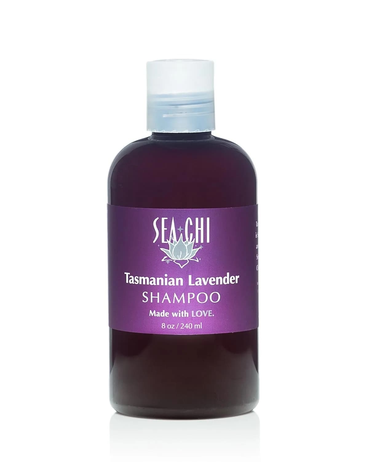 Sea Chi Organics Tasmanian Lavender Shampoo 8 oz | Plant-Based, Moisturizing & Sulfate-Free — 8 Ounce