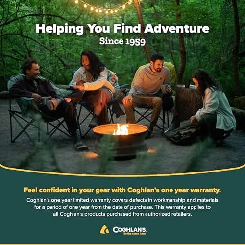 Coghlan's Cast Iron Camp Cooker - Pre-Seasoned Pie Iron Sandwich Maker for Campfire Cooking thumbnail 6