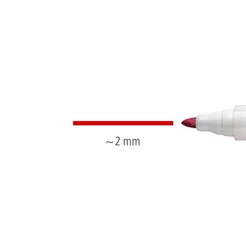 STAEDTLER Lumocolor Whiteboard Marker, Wide Bullet Tip, Box of 4 Assorted Colors (Red, Blue, Green, Black) | Refillable, Fast-Drying, 2.0mm Linewidth thumbnail 6