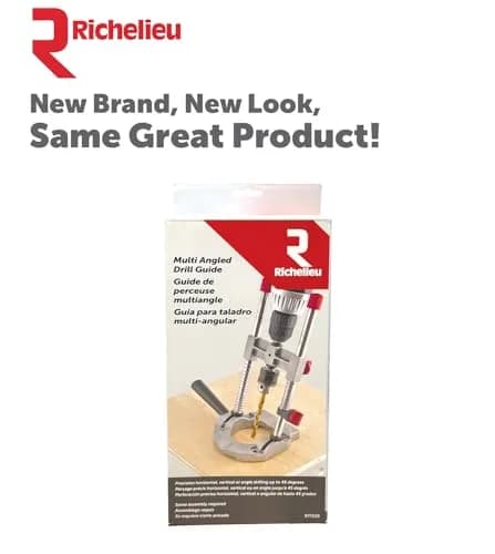 Richelieu Multi Angled Drill Guide Attachment with 3/8" Chuck Compatibility | Precision Drilling for On-Site Work thumbnail 4