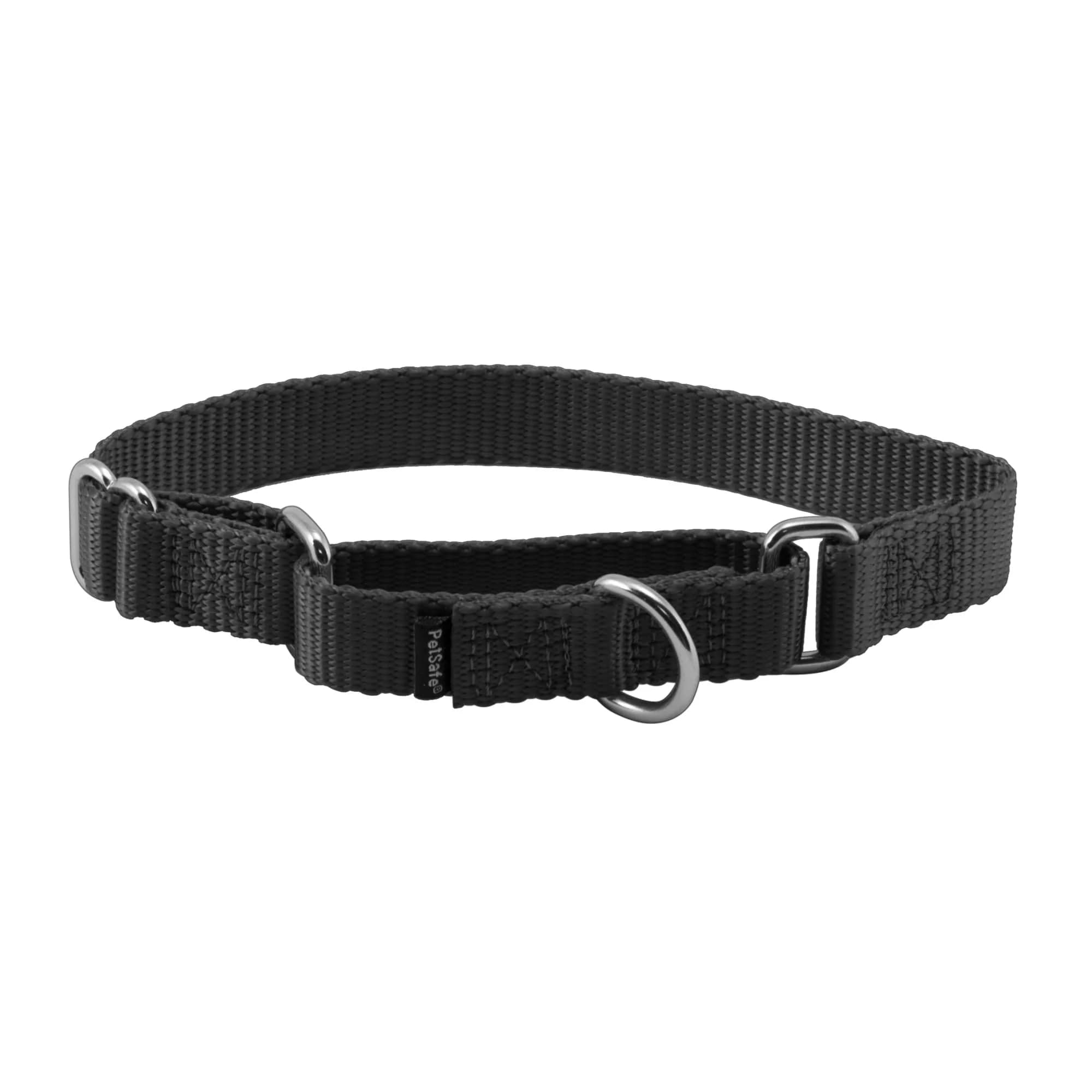 PetSafe Martingale Dog Collar, Black, 3/4 in, Small | Safer Control & Escape Prevention - main product image