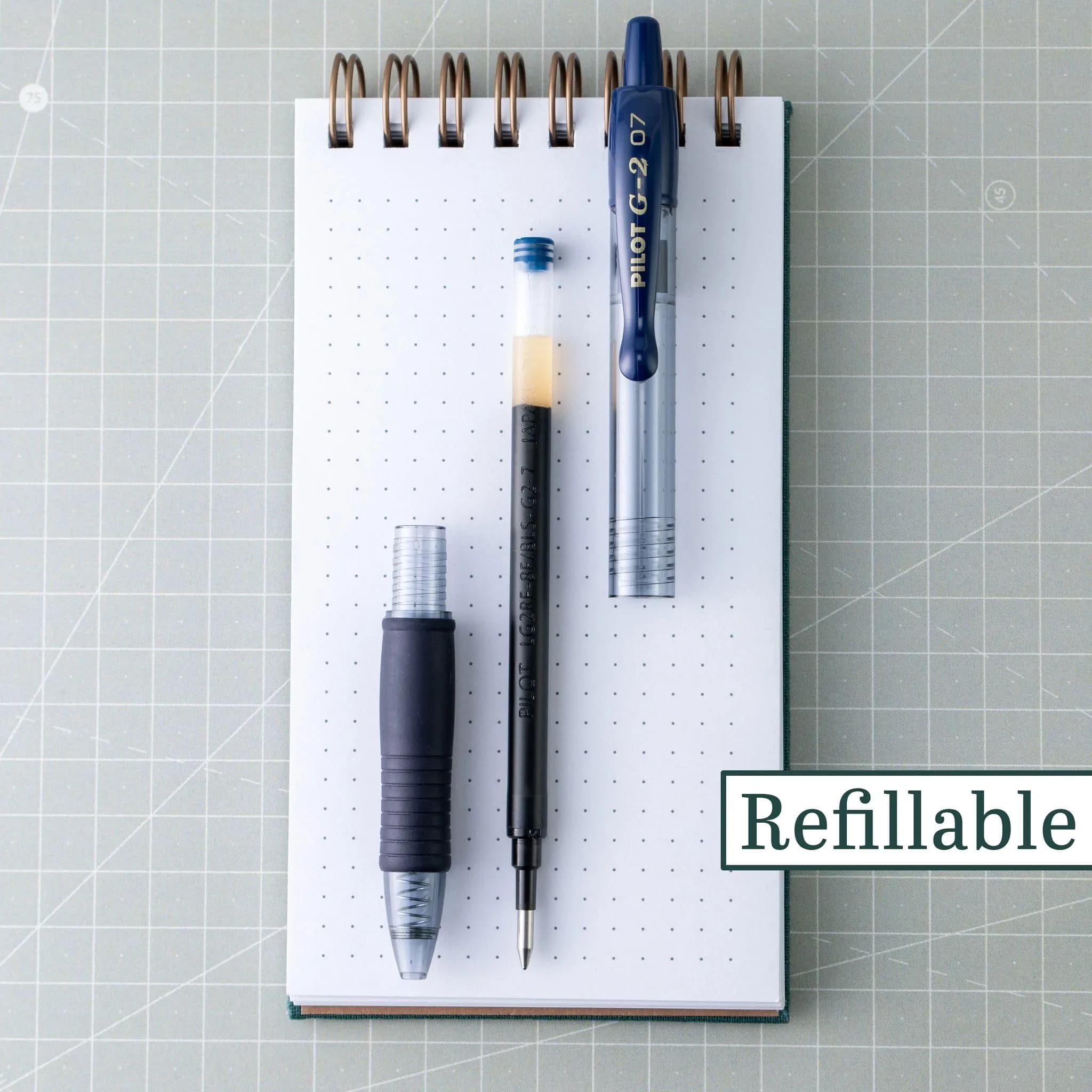 Pilot G2 Premium Gel Roller Pens, Fine Point 0.7mm, Navy Ink, 12 Count Pack | Smooth Writing for Students & Office - view 3