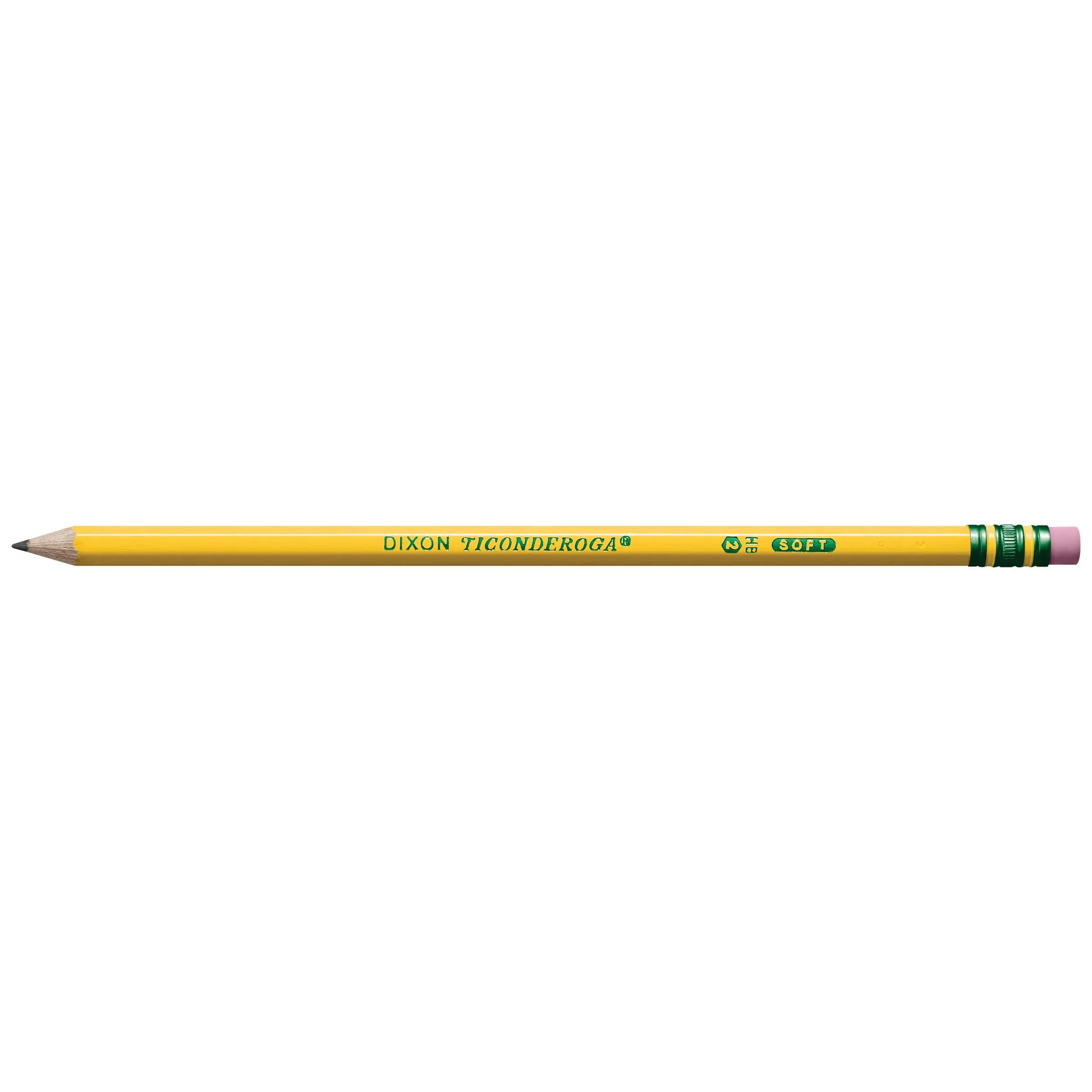 Ticonderoga Wood-Cased Pencils, Pre-Sharpened, HB Soft, Yellow, 12 Count | Writing Instrument for Students & Professionals - view 4
