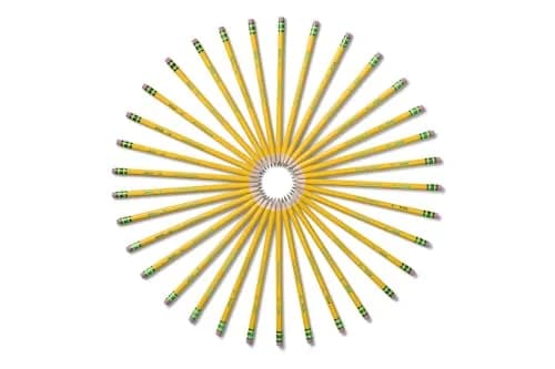 Ticonderoga Wood-Cased Pencils, Pre-Sharpened, HB Soft, Yellow, 12 Count | Writing Instrument for Students & Professionals thumbnail 9