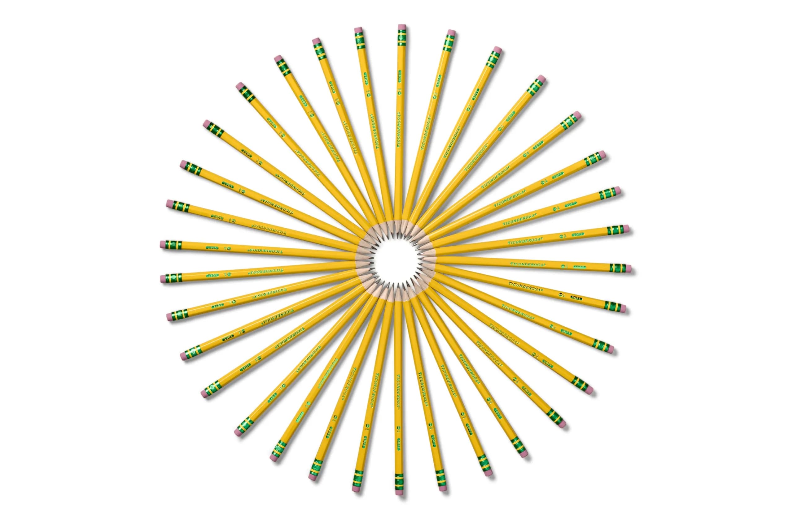 Ticonderoga Wood-Cased Pencils, Pre-Sharpened, HB Soft, Yellow, 12 Count | Writing Instrument for Students & Professionals - view 9