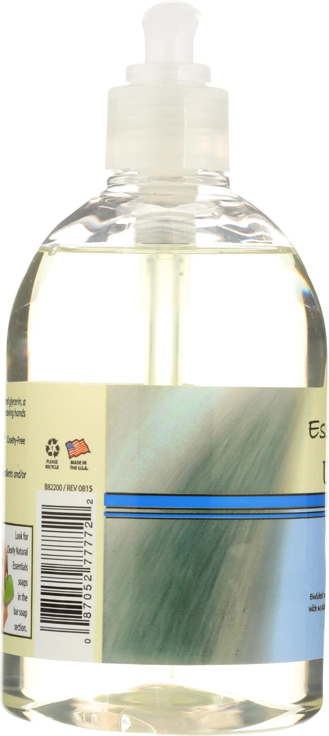 Clearly Natural Unscented Glycerin Liquid Hand Soap 355ml (12 Fl Oz) | Pure & Natural for Sensitive Skin - view 5
