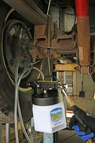 Mityvac Pneumatic Brake and Clutch Bleeding Kit 1.9 Quart Reservoir | Air Operated, Auto Shutoff, Swivel Inlet thumbnail 7