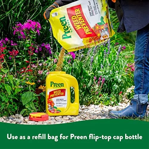Preen Garden Weed Preventer 13 lb | Up to 3 Months Weed Control in Beds thumbnail 5