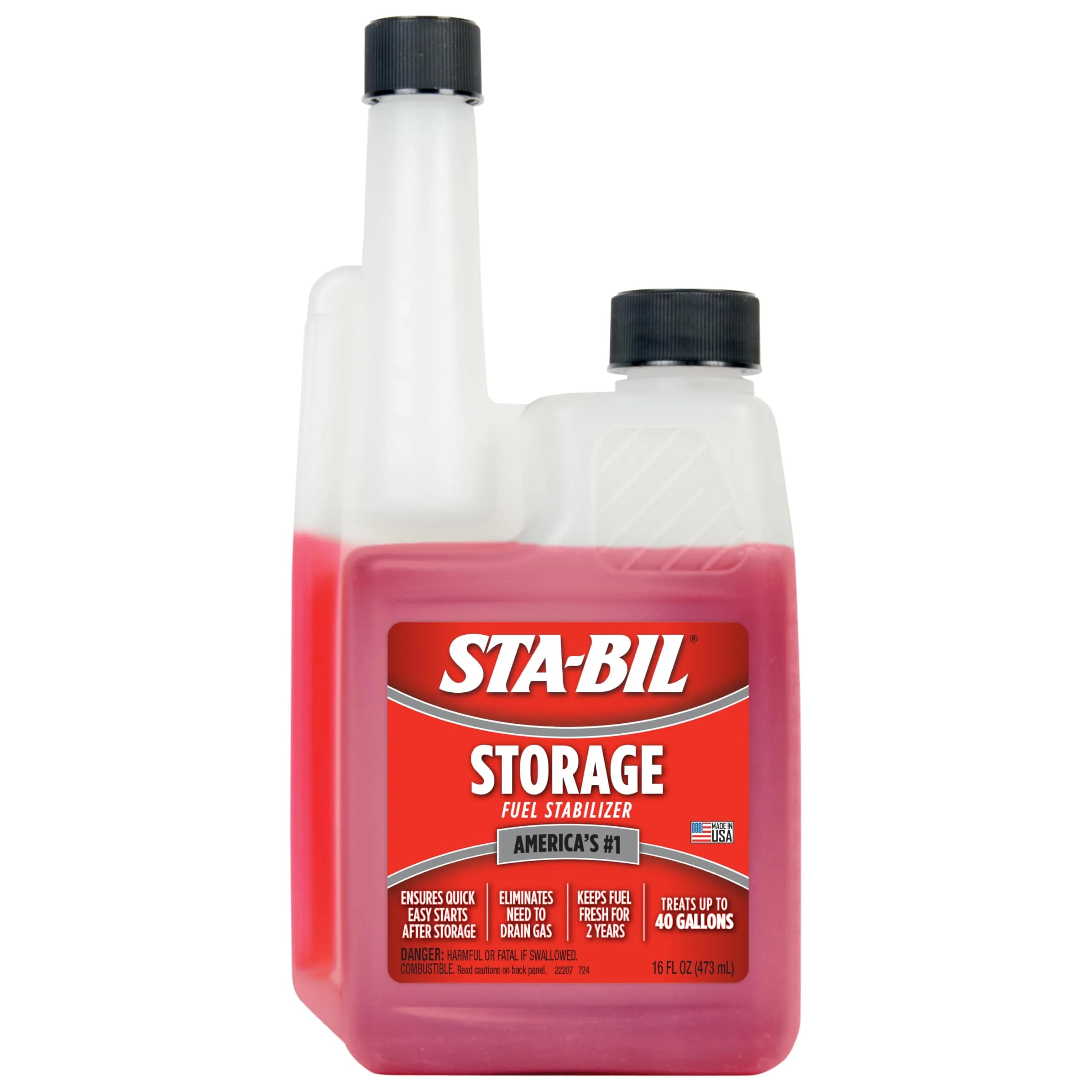 STA-BIL Storage Fuel Stabilizer - 16 fl oz (473 ml) | Keeps Fuel Fresh for 24 Months - main product image