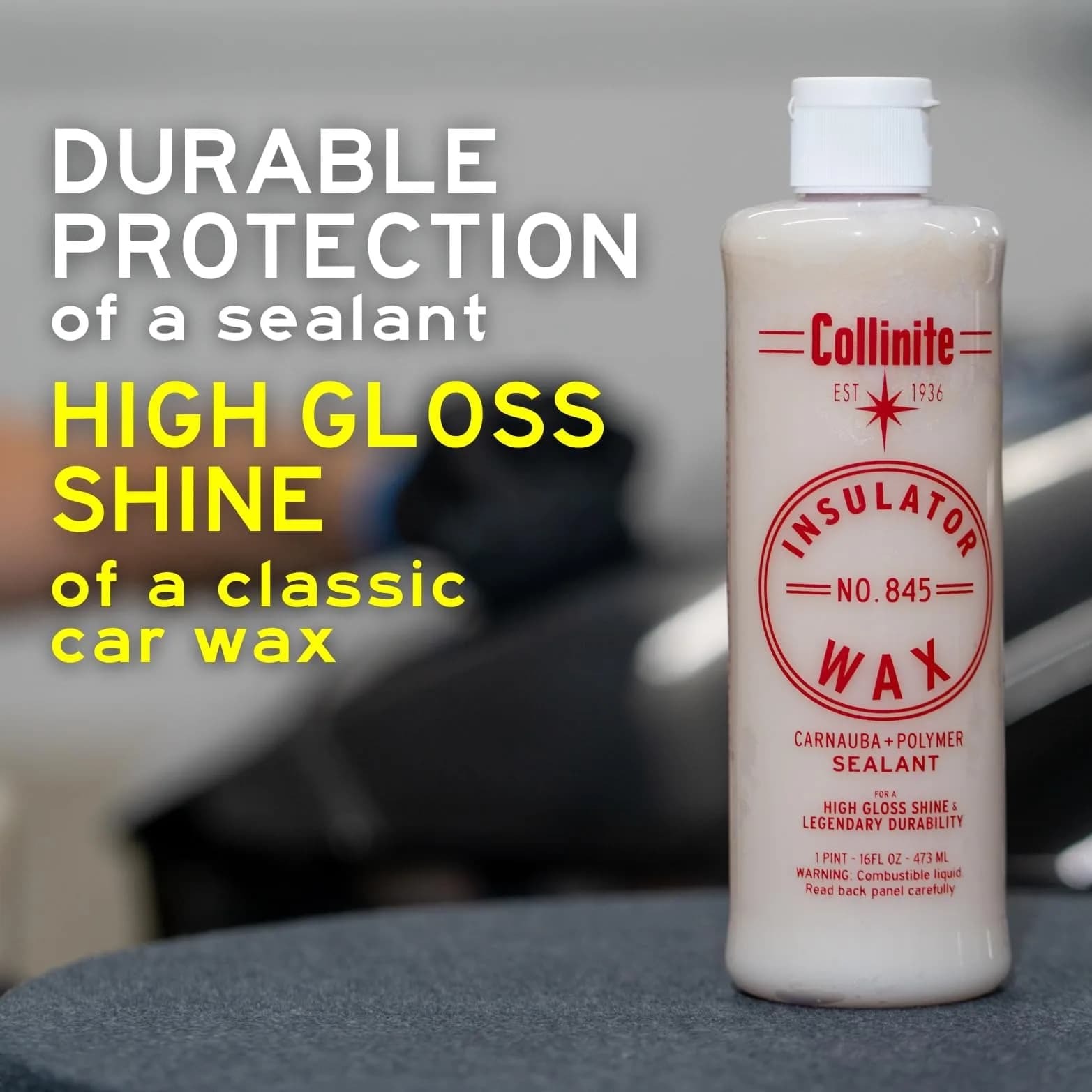 Collinite 845 Insulator Wax 16 Fl Oz | Legendary Carnauba+Polymer Sealant with High Gloss & Long Lasting Protection thumbnail 5