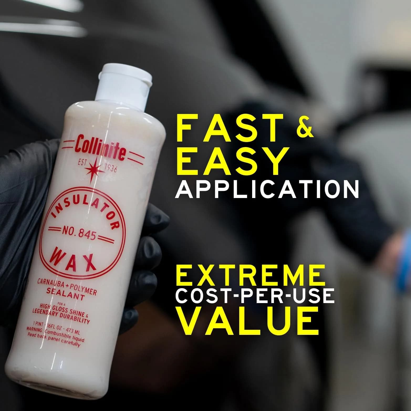 Collinite 845 Insulator Wax 16 Fl Oz | Legendary Carnauba+Polymer Sealant with High Gloss & Long Lasting Protection thumbnail 6