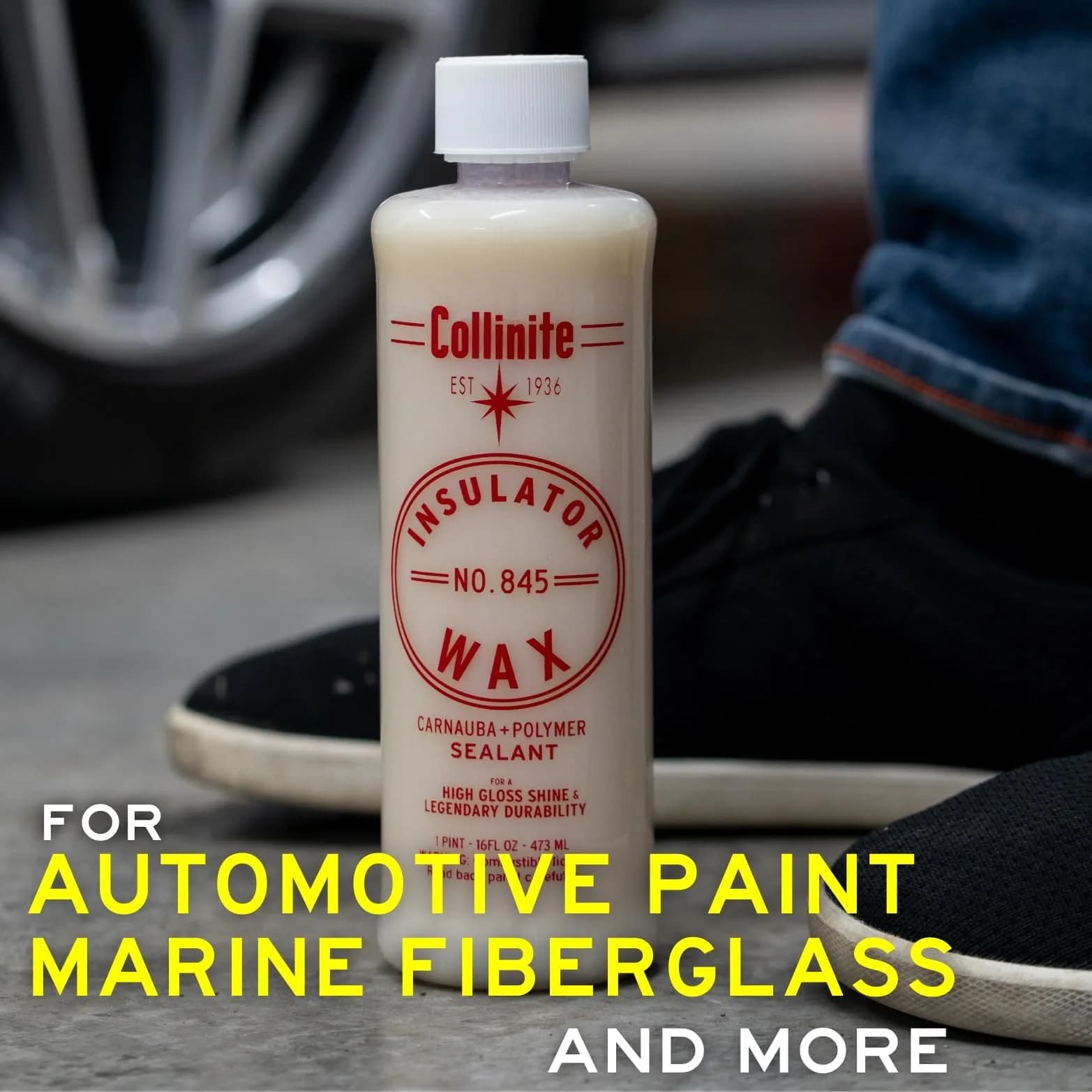 Collinite 845 Insulator Wax 16 Fl Oz | Legendary Carnauba+Polymer Sealant with High Gloss & Long Lasting Protection thumbnail 3