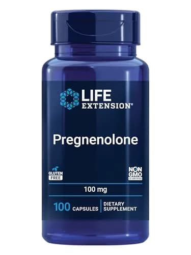 Life Extension Pregnenolone Hormone Balance Supplement 100 mg (100 Count) | Supports Cognitive Health & Mood thumbnail 1