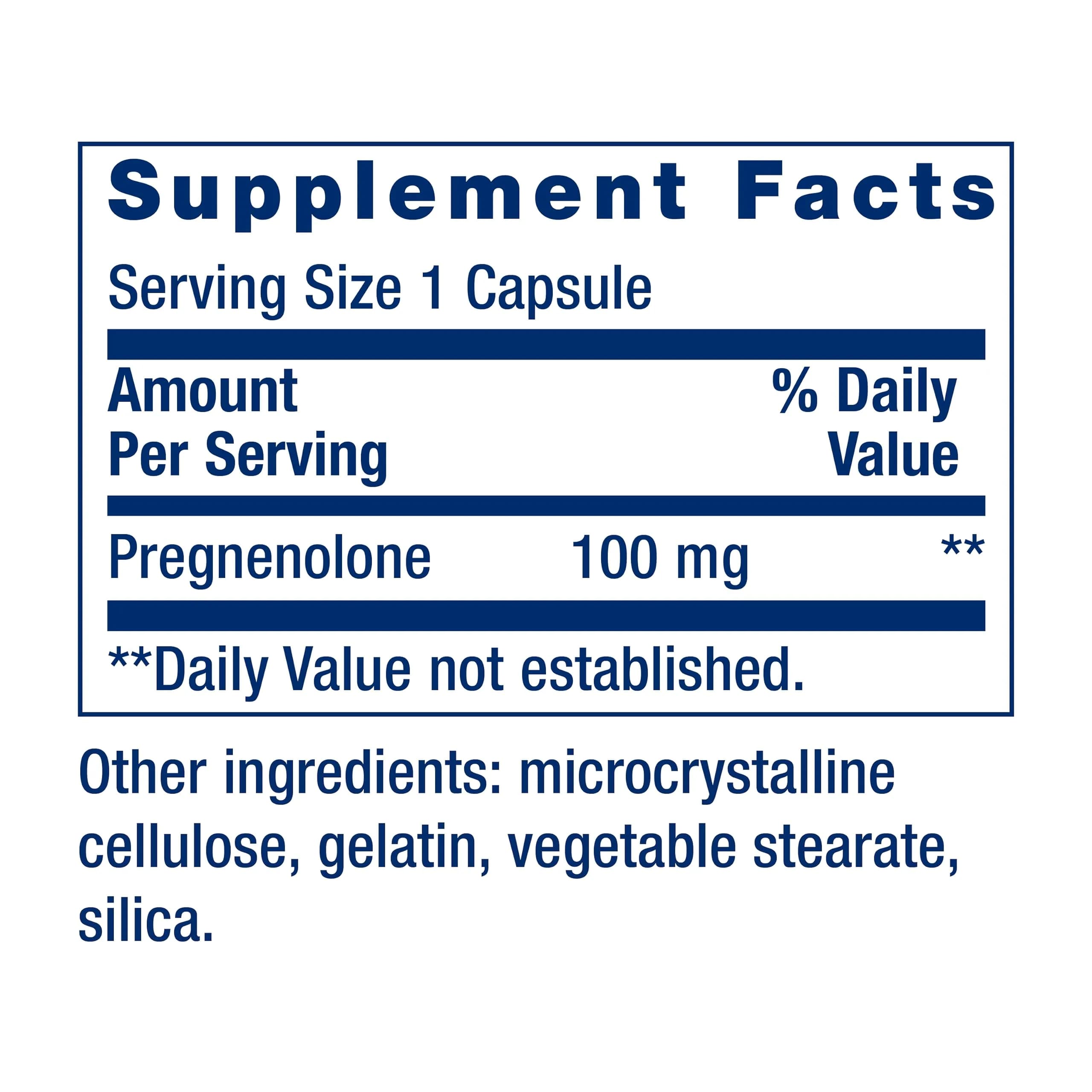 Life Extension Pregnenolone Hormone Balance Supplement 100 mg (100 Count) | Supports Cognitive Health & Mood - view 3