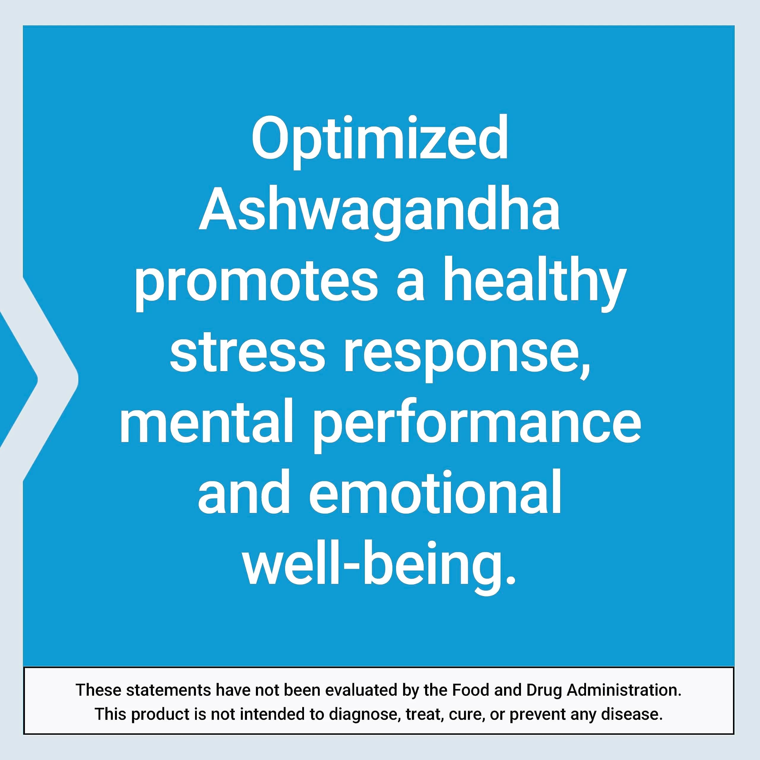 Life Extension Optimized Ashwagandha Capsules 60 Count | Stress Management Supplement for Healthy Stress Response, Focus, Memory, Mood Support - view 6